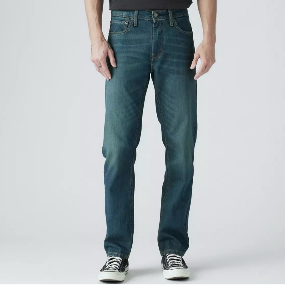 LEVI’S 541 Athletic Taper Jeans Midnight Medium Wash Stretch 40 x 32